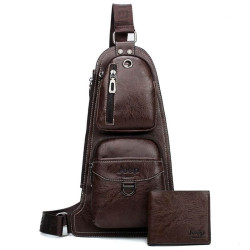 Bolsa Transversal Masculina Slim