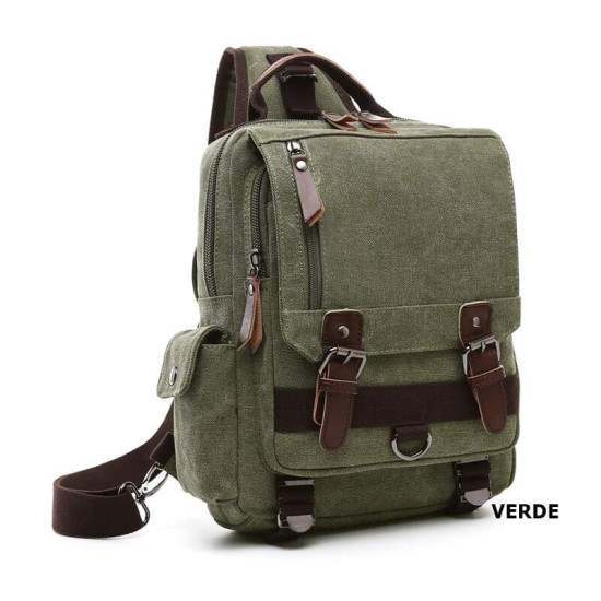Mochila Transversal Lona Coreia do Sul Mochila Transversal Lona Coreia do Sul