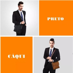Bolsa Mini Pasta Masculina Carteiro e Carteira
