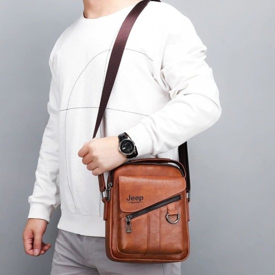 Bolsa de Ombro Transversal Masculina 