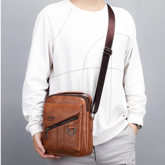 Bolsa de Ombro Transversal Masculina 