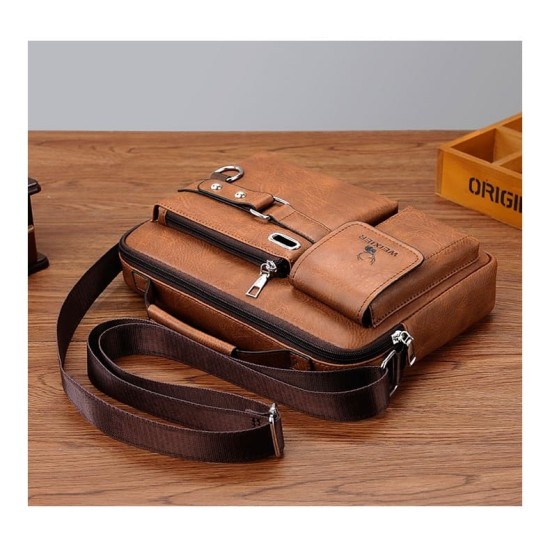 Bolsa Executiva Masculina Carteiro Couro