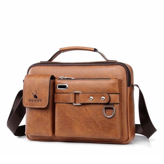 Bolsa Executiva Masculina Carteiro Couro