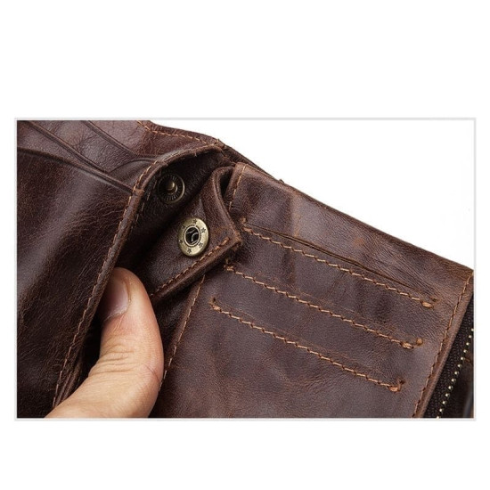 Carteira Masculina Couro RFID Califórnia Carteira Masculina Couro RFID Califórnia