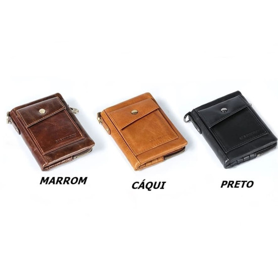 Carteira Masculina Couro Legítimo Machossy Carteira Masculina Couro Legítimo Machossy