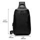 Mochila Transversal USB Impermeável América Mochila Transversal USB Impermeável América