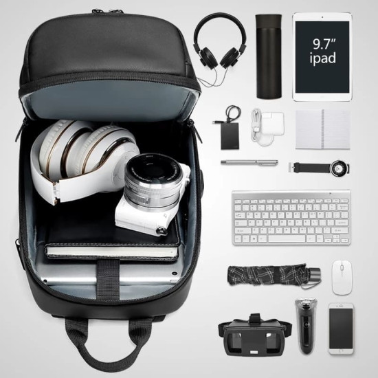 Mochila Transversal USB Impermeável América Mochila Transversal USB Impermeável América