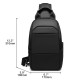 Bolsa Mochila Transversal Impermeável USB Bolsa Mochila Transversal Impermeável USB